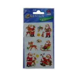 Adesivi Zweckform 'Babbo Natale', carta, multicolore