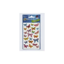 Adesivi Zweckform 'Piccole Farfalle', motivo, carta, multicolore