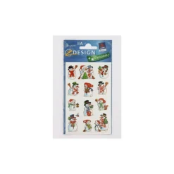 Adesivi Zweckform 'Pupazzi di neve', carta, multicolore