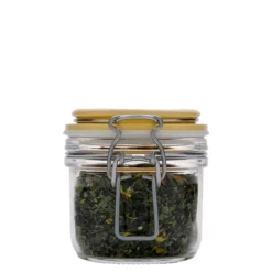Barattolo con chiusura a filo da 200 ml 'Fido', giallo, bocca: chiusura a filo
