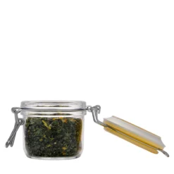 Barattolo con chiusura a filo da 200 ml 'Fido', giallo, bocca: chiusura a filo