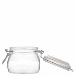 Barattolo con chiusura a filo 'Fido' da 500 ml, quadrato, bocca: chiusura a filo