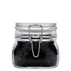 Barattolo con chiusura a filo 'Fido' da 500 ml, quadrato, bocca: chiusura a filo