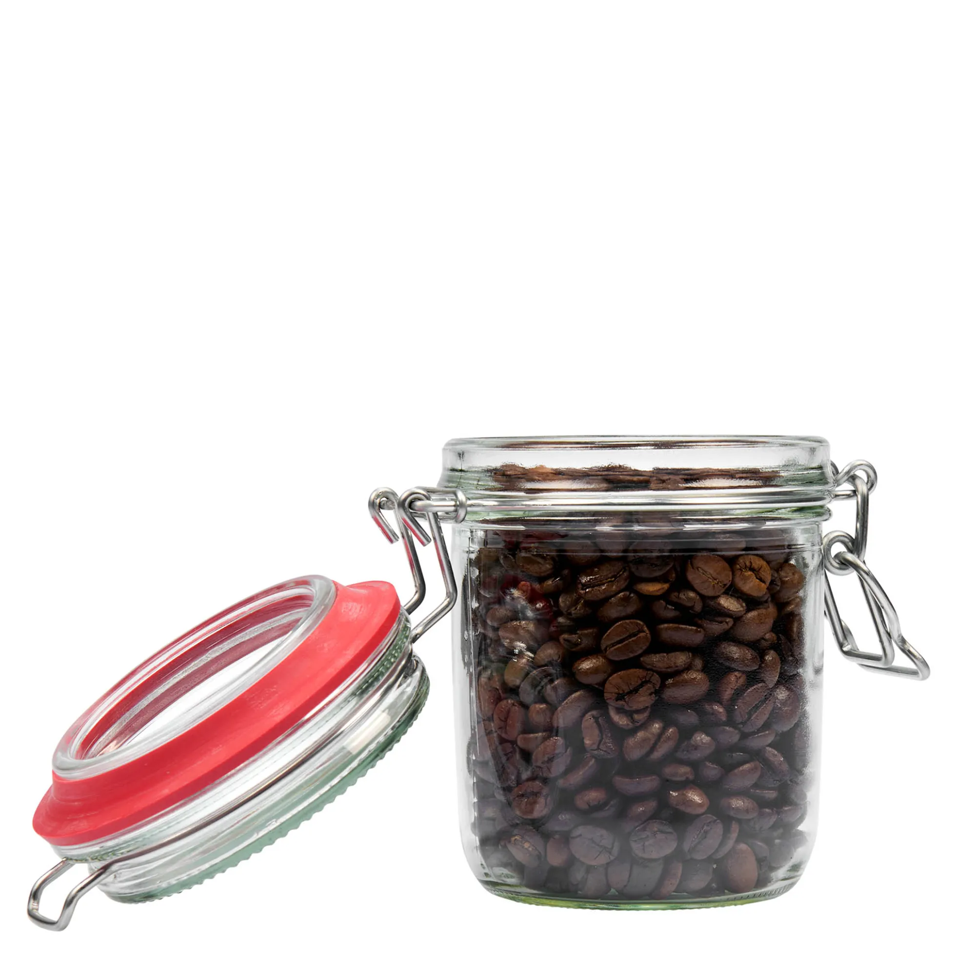 Barattolo con chiusura a leva da 370 ml, bocca: chiusura a leva