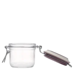 Barattolo con chiusura a leva da 200 ml 'Fido', viola, apertura: chiusura a leva