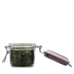 Barattolo con chiusura a leva da 200 ml 'Fido', viola, apertura: chiusura a leva