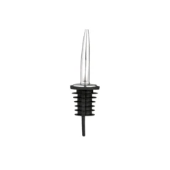Beccuccio Inox con collo in velluto, acciaio inox, argento