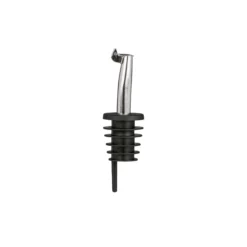 Beccuccio Inox con sportellino in metallo, acciaio inox, argento