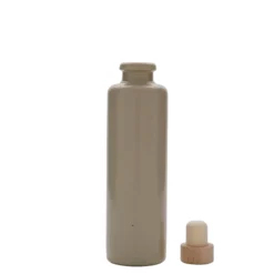 Boccale da 200 ml, gres, beige, bocca: sughero