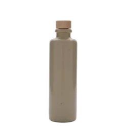 Boccale da 200 ml, gres, beige, bocca: sughero