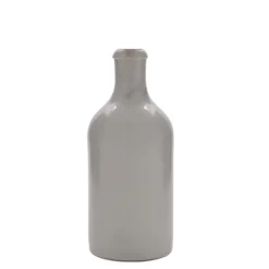 Boccale da 500 ml, gres, bianco, bocca: chiusura a gancio