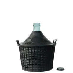 Bombola a palla da 10 l, collo stretto, vetro, bocca: coperchio a cappuccio