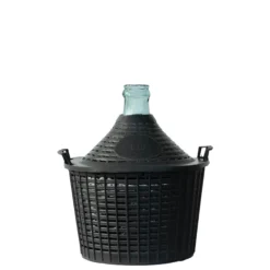 Bombola a palla da 10 l, collo stretto, vetro, bocca: coperchio a cappuccio