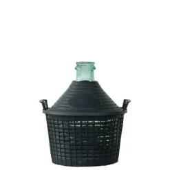 Bombola a palla da 5 l, collo stretto, vetro, bocca: coperchio a cappuccio
