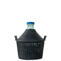 Bombola a palla da 5 l, collo stretto, vetro, bocca: coperchio a cappuccio