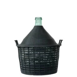 Bombola a pallone da 20 l, collo stretto, vetro, bocca: coperchio a cappuccio