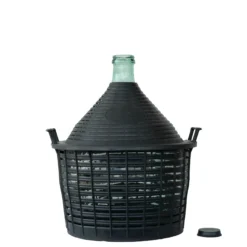 Bombola a pallone da 20 l, collo stretto, vetro, bocca: coperchio a cappuccio