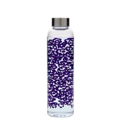 Borraccia da 500 ml 'Perseus - Fiori Viola', Bocca: Chiusura a vite