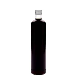 Bottiglia a fiasco da 500 ml, vetro, bocca: PP 28