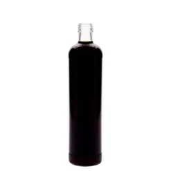 Bottiglia a fiasco da 500 ml, vetro, bocca: PP 28