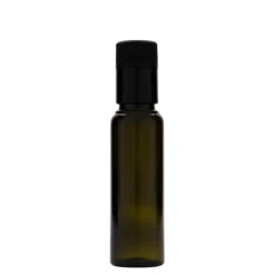 Bottiglia da 100 ml per aceto/olio 'Willy New', vetro, verde antico, bocca: DOP