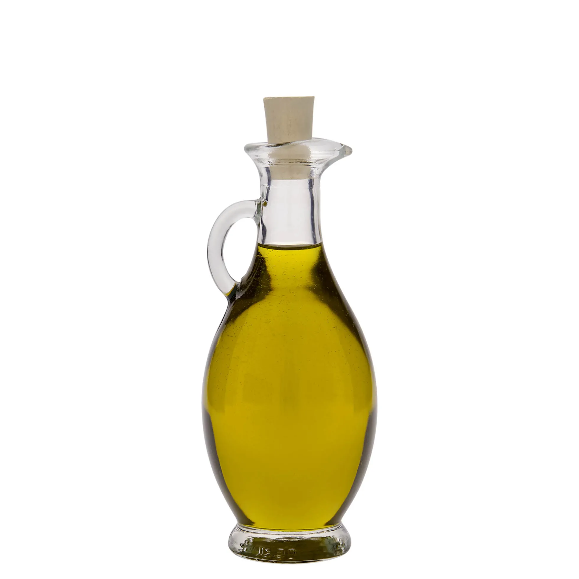 Bottiglia da 250 ml per aceto/olio 'Egizia', bocca: sughero