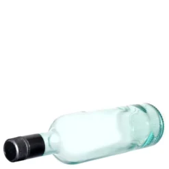 Bottiglia da 750 ml per aceto/olio 'Willy New', vetro, verde chiaro, bocca: DOP