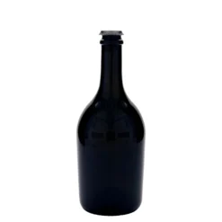 Bottiglia da 750 ml per birra/spumante 'Butterfly', vetro, verde antico, bocca: tappo corona