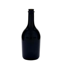 Bottiglia da 750 ml per birra/spumante 'Butterfly', vetro, verde antico, bocca: tappo corona