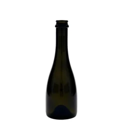 Bottiglia da 330 ml per birra/spumante 'Tosca', vetro, verde antico, bocca: tappo corona
