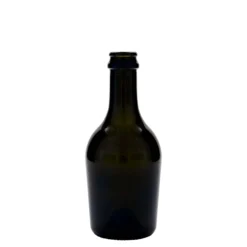 Bottiglia da 330 ml per birra/spumante 'Butterfly', vetro, verde antico, bocca: tappo corona