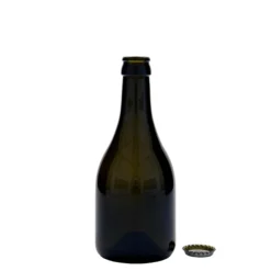 Bottiglia di birra da 330 ml 'Horta', vetro, verde antico, bocca: tappo corona