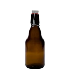 Bottiglia di birra da 330 ml 'Steinie', vetro, marrone, bocca: chiusura a leva