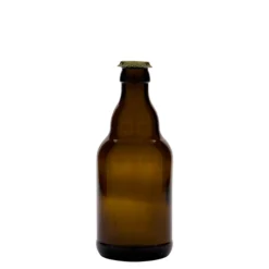Bottiglia di birra da 330 ml 'Steinie', vetro, marrone, bocca: tappo corona