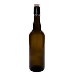 Bottiglia di birra 750 ml Belgio, vetro, marrone, bocca: chiusura a gancio