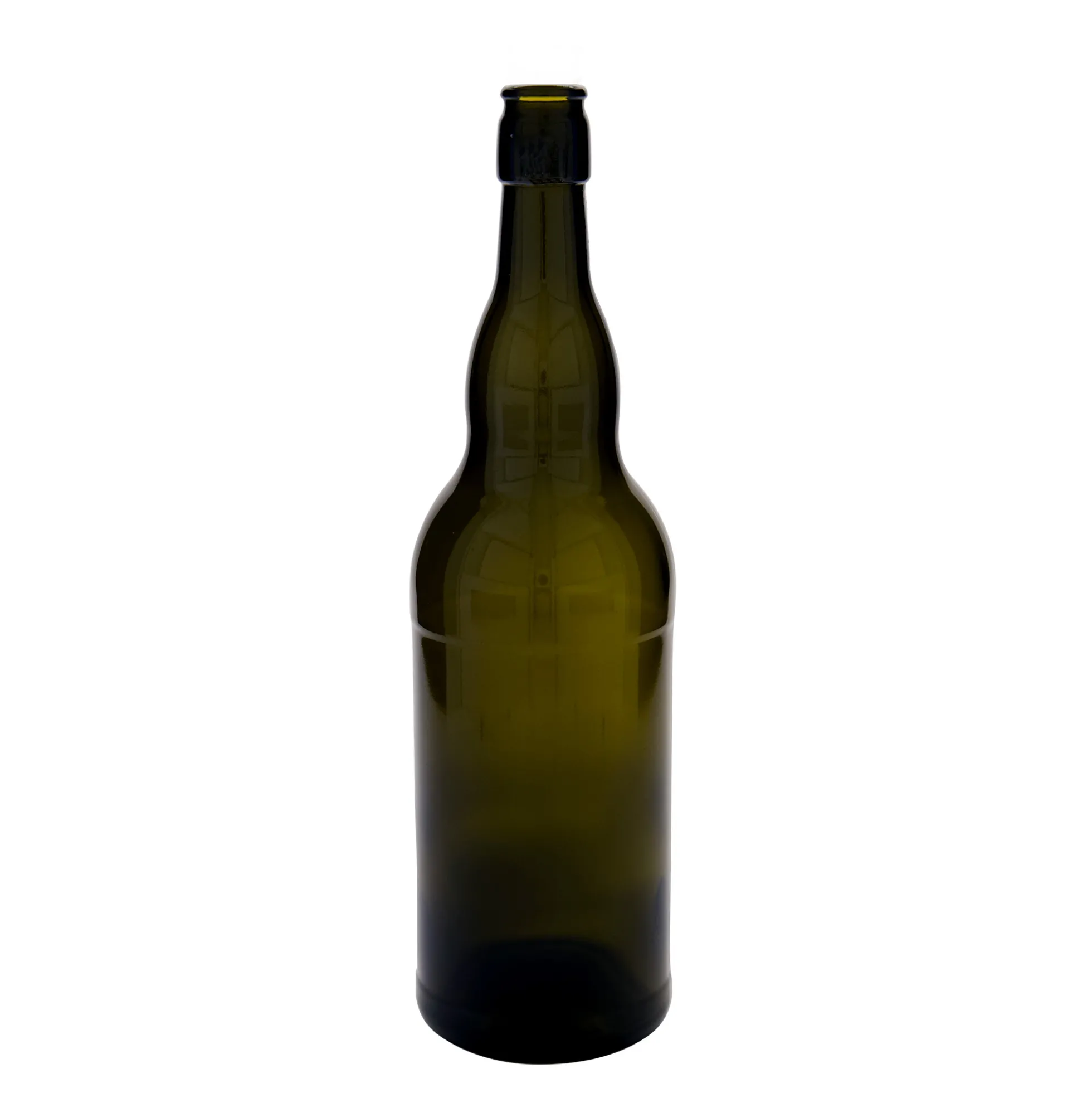 Bottiglia di birra 1.000 ml Belgio, vetro, verde antico, bocca: chiusura a leva