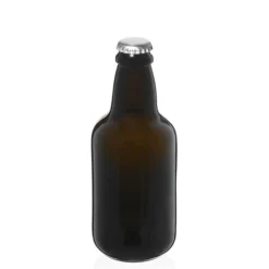 Bottiglia di birra 330 ml 'Era', vetro, verde antico, bocca: tappo corona