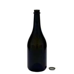 Bottiglia di birra 750 ml 'Horta', vetro, verde antico, bocca: tappo corona
