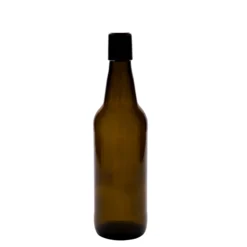 Bottiglia di birra 500 ml, vetro, marrone, bocca: chiusura a leva