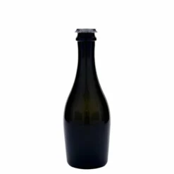 Bottiglia di spumante da 330 ml 'Carmen', vetro, verde antico, bocca: tappo corona