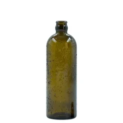Bottiglia di vetro artigianale da 500 ml 'Bobber Jr', marrone, bocca: sughero