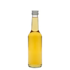 Bottiglia di vetro da 350 ml a collo dritto, bocca: PP 28