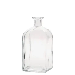 Bottiglia di vetro da 700 ml Apotheker Carré, quadrata, bocca: sughero