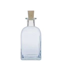 Bottiglia di vetro da 350 ml Apotheker Carré, quadrata, bocca: sughero