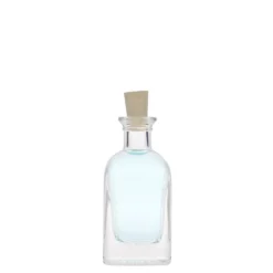 Bottiglia di vetro da 40 ml Apotheker Carré, quadrata, bocca: sughero