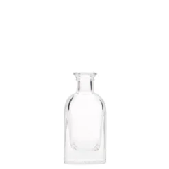 Bottiglia di vetro da 40 ml Apotheker Carré, quadrata, bocca: sughero