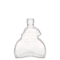 Bottiglia di vetro da 200 ml 'Babbo Natale', bocca: PP 28