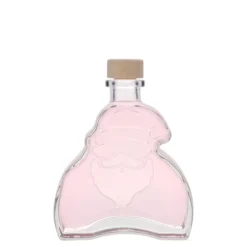 Bottiglia di vetro da 200 ml 'Babbo Natale', bocca: sughero