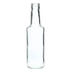 Bottiglia di vetro da 200 ml 'Bernie', bocca: PP 28