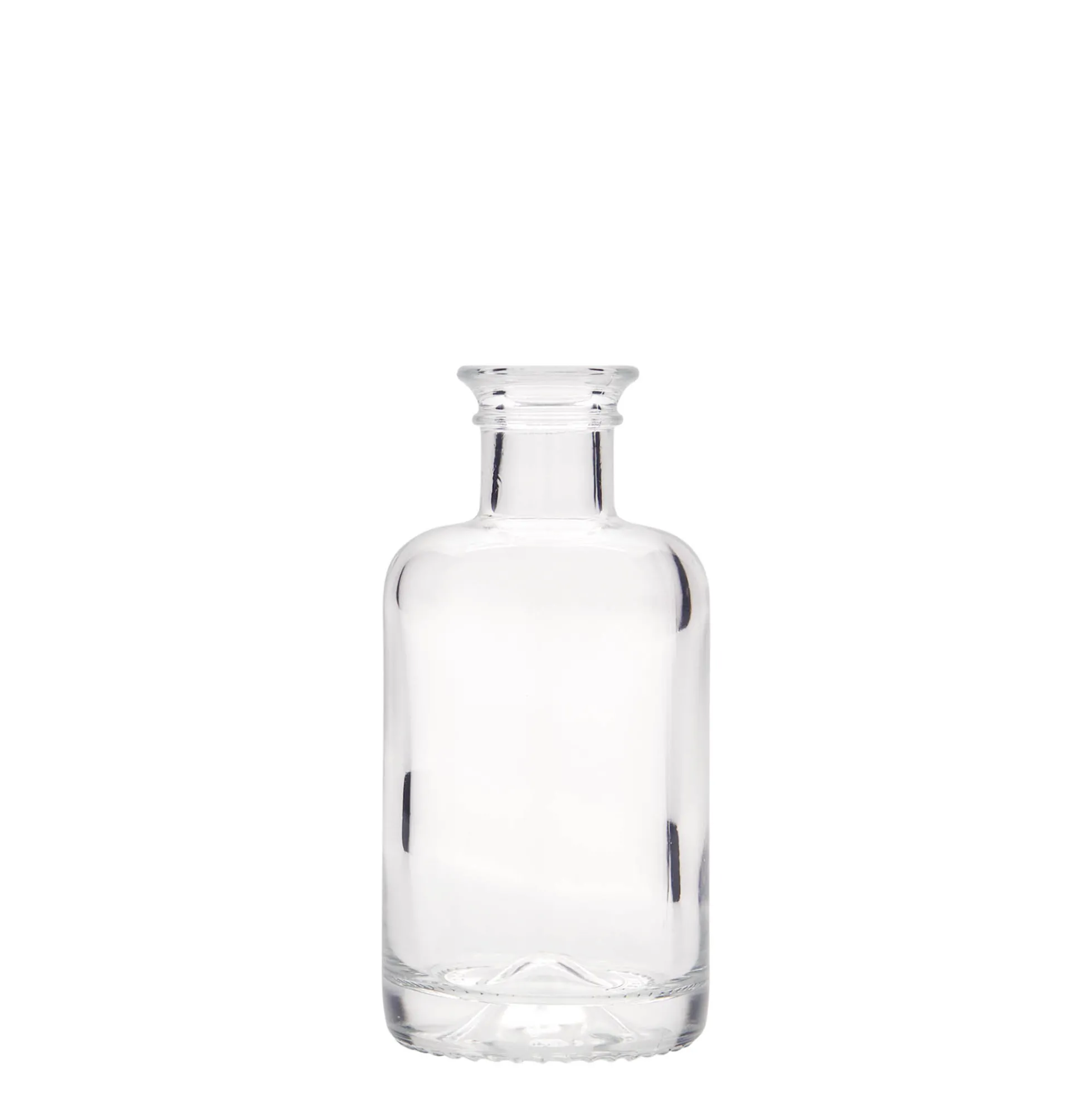 Bottiglia di vetro da 100 ml, bocca: tappo di sughero